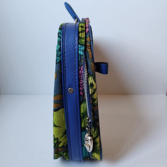 Vintage Floral Suitcase Peters Bag Corp 60s 70s Flower Power Luggage 17"x11"x4" - Picture 4 of 10